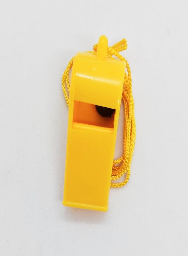 سينو صفارة ألعاب، صفارة بخيط نايلون، صفارة أمان، ألعاب مرئية، أدوات إصدار ضوضاء لألعاب الأولاد والبنات المدرسية - عبوة من 4 صفارات بي بي - Image 4